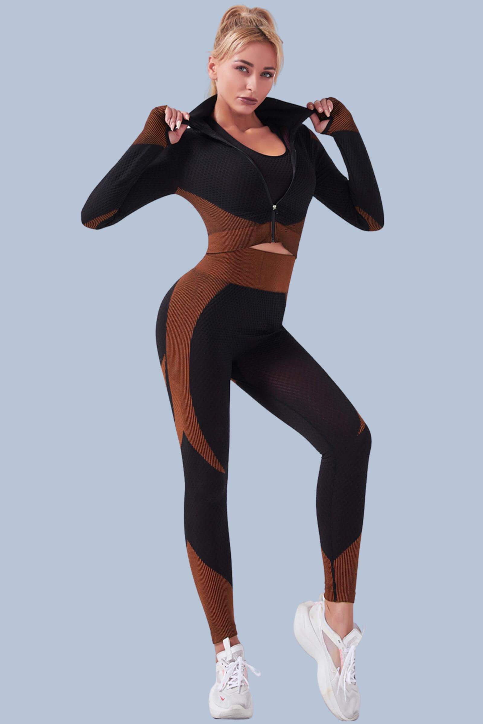 Gym outfit leggings hi-res stock photography and images - Page 3